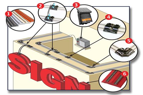 Bird-Zap Shock parts diagram