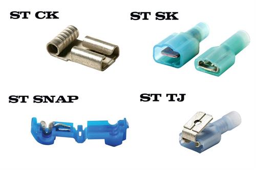 Assorted bird zap track connectors