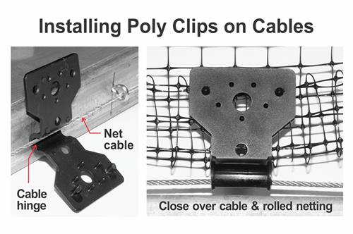 install poly clip on cables