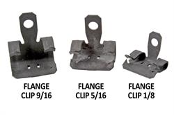 Black Oxide Flange Clips