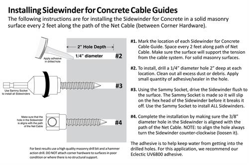 concrete sidewinder install diagram