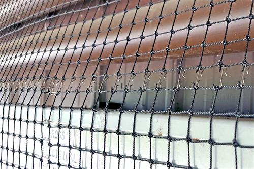 Stainless steel net clip installation 2