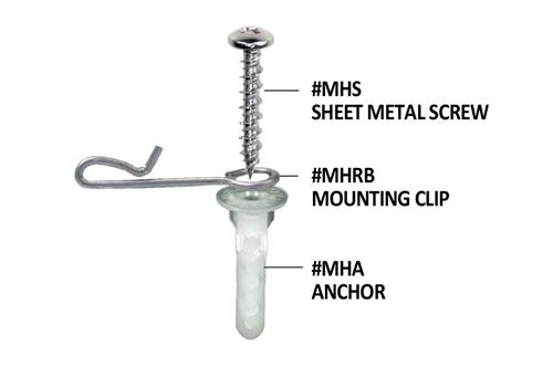 Masonry mounting hardware