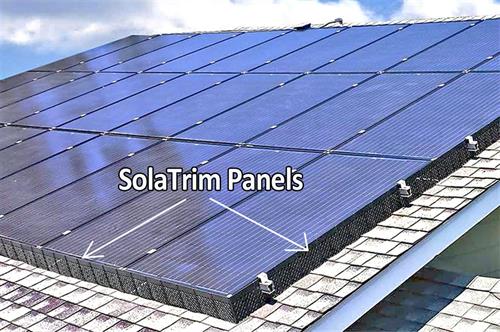 Solatrim Solar Panel Protection installed