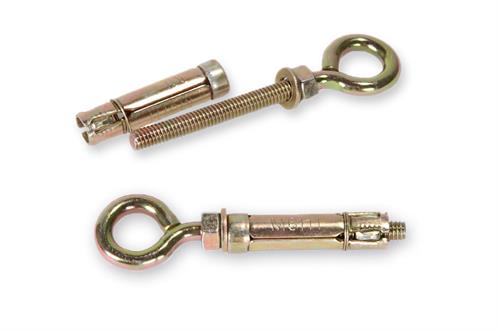 Zinc Plated Eye Bolt with Shield Anchor