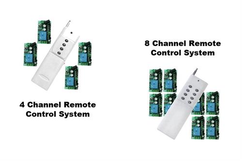 4 or 8 channel remote control system for the M14-1 propane cannon