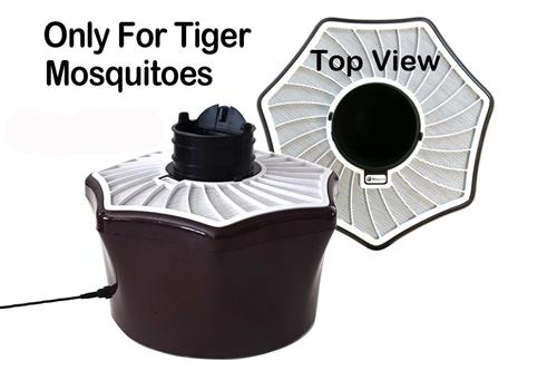 Biogents mosquito trap on white background