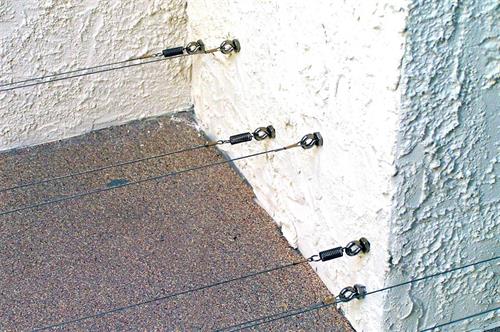 Flite Line installed into stucco