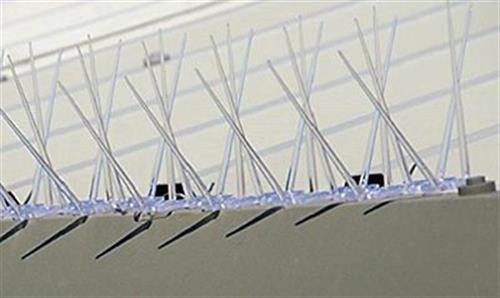 Nixalite Pigeon plastic wide strip on roof peak